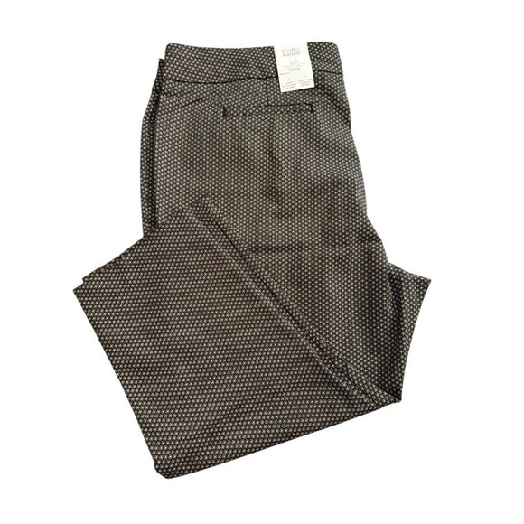 Plus Size 30W Short Croft & Barrow Effortless Stretch Pull-On Straight-Leg Pants - Picture 1 of 6